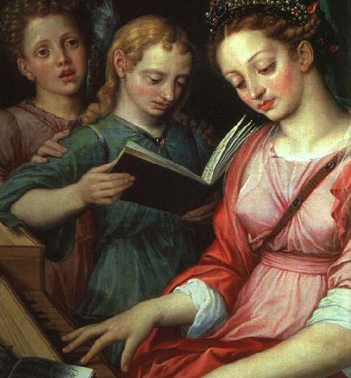 COXCIE, Michiel van Saint Cecilia oil painting picture
